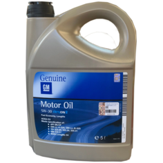 HC-синтетическое моторное масло GENERAL MOTORS Dexos2 Longlife 5W30, 5 л, 1 шт.