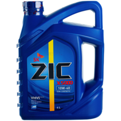 Синтетическое моторное масло ZIC X5000 10W-40, 4 л, 1 шт.