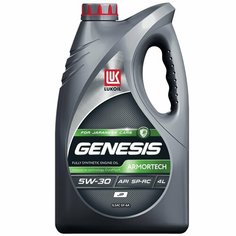 Синтетическое моторное масло ЛУКОЙЛ Genesis Armortech JP 5W-30, 4 л, 1 шт.
