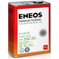HC-синтетическое моторное масло ENEOS Premium Touring SN 5W-30, 4 л, 1 шт.