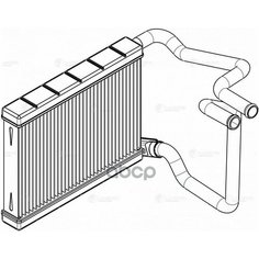 LUZAR LRH3031 Радиатор печки