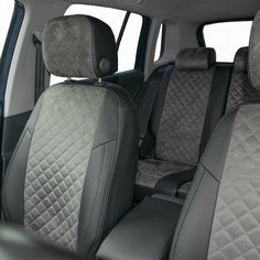 Чехлы на Фольксваген Тигуан 2007-2016. Авточехлы на сиденья Volkswagen Tiguan 1 со столиками на передних спинках сзади, 2007 2008 2009 2010 2011 2012 2013 2014 2015 2016. Pilot