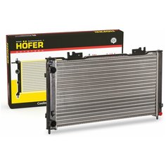 Радиатор охлаждения Приора под кондиционер Halla алюминиевый HF 708 432 HOFER
