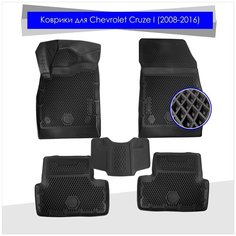 Коврик салона Chevrolet Cruze I (2008-2016) EVA 3D Premium Delform