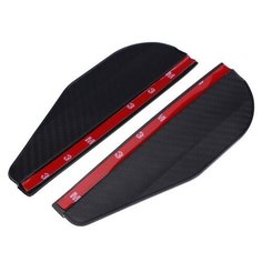 Козырек на зеркало заднего вида, универсальный, под карбон, набор 2 шт 7428463 Сима ленд