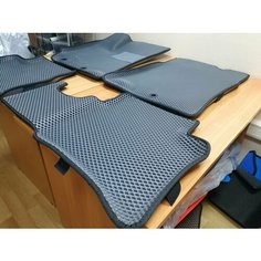 3D Eva коврики с бортами на автомобиль Kia Rio III 2011-2017 Эва коврики Рио 3 Carply