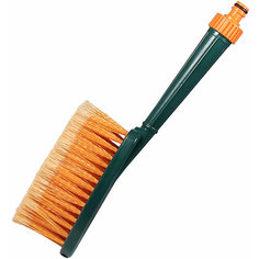 Щетка для мытья Li-Sa, проточная ручка со штуцером для подачи воды, 31 см