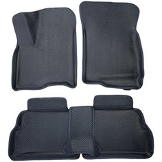 Автомобильные коврики ЕВА / EVA для Chery Tiggo 7 Pro с 2020 / Чери Тигго 7 Про / 3D 3Д / черный (сота) Gallex