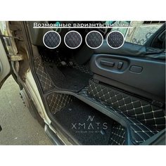 3D коврики из экокожи для Gazelle Next (КПП Джойстик) (1 п-е, 2013 - н. в.) / 3Д коврики из экокожи для Газель Next (КПП Джойстик) (1 п-е, 2013 - н. в.) Xmats