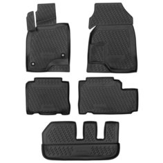 Коврики в салон подходят для CHEVROLET Captiva (Ir, Ir2, Ir3), 2011-2018, 5 шт. (полиуретан) / Шевро / Шевроле Каптива Element