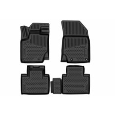 Коврики 3D в салон для GEELY Atlas Pro 2021 - , 4шт. (полиуретан) Element