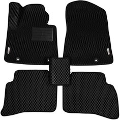 Автомобильные коврики (автоковрики) ЭВА / EVA / ЕВА для HYUNDAI TUCSON (III) / Хендай Туссан 3 / 2015 - 2020 г. в.+ подпятник + 2 логотипа АвтоЕва.рф