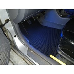 Коврики в салон EVA Hyundai Accent черный/кант черный Престиж