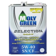 Синтетическое моторное масло MolyGreen Selection 5W-40 SN/CF, 4 л, 1 шт.
