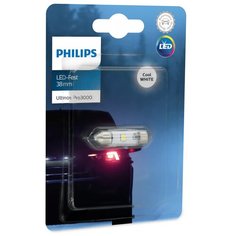 Лампа автомобильная светодиодная Philips Ultinon Pro3000 SI 11854U30CWB1 C5W/T10.5 12V 0.6W SV8.5 6000K 1 шт.