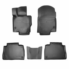 Коврики салона 3D для Mercedes GLE-Class купе (C167) (2018-2024) / Мерседес ГЛЕ W167 Nor Plast