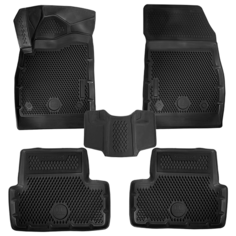Коврик салона Chevrolet Niva (2009-2020) EVA 3D Standard Delform