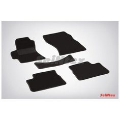 Ворсовые LUX коврики в салон Seintex для Subaru Impreza 2007-2011 г. в. (черные, 83182)