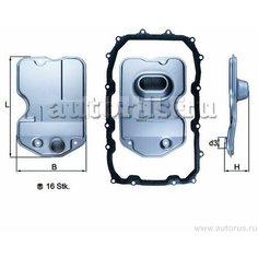 MAHLE HX160KIT Фильтр АКПП с прокладкой поддона VAG AUDI Q7 / PORSCHE Cayenne / VW Touareg 02-10 KNECHT/MAHLE HX 160KIT