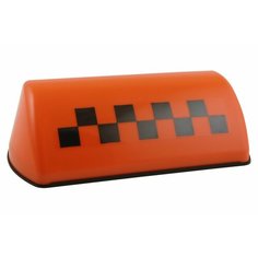 Знак такси (Фонарь taxi), оранжевый, 4 магнита, шашка такси ГОСТ Autofamily