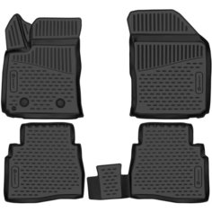Коврики 3D в салон подходят для KAIYI E5 2023 - 4шт. (полиуретан) / Каию Е5 Element