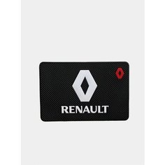 Коврик на панель автомобиля противоскользящий с логотипом RENAULT Нет бренда