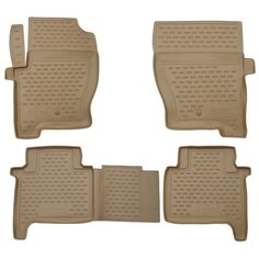 Коврики в салон LAND ROVER Range Rover Sport 2005-2012, 4 шт. (полиуретан, бежевые) / Ленд Ровер Рендж Ровер Element