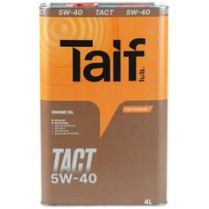 Полусинтетическое моторное масло TAIF TACT SL/CF 5W-40, 4 л, 1 шт. ТАЙФ