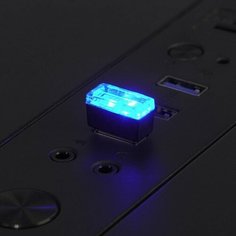 Подсветка в салон автомобиля, USB, синий Cartage