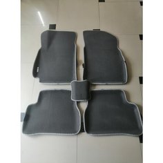 Коврики в салон EVA 3D Hyundai Accent с бортом серый/кант серый Престиж