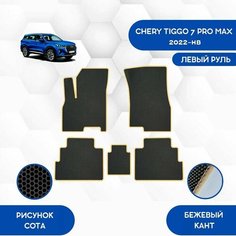Комплект ковриков для Chery Tiggo 7 Pro Max 2022-НВ С Левым рулем / Авто / Аксессуары / Эва Sa Vak S