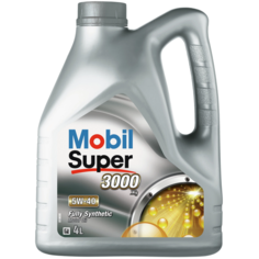 Синтетическое моторное масло MOBIL Super 3000 X1 5W-40, 4 л, 1 шт.