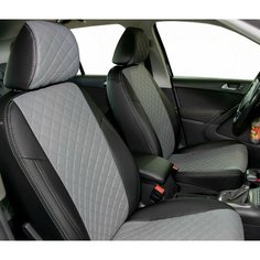 Авточехлы на Volkswagen Tiguan 1 со столиками на передних спинках сзади 2007-2016. Чехлы на сиденья Фольксваген Тигуан 2007 2008 2009 2010 2011 2012 2013 2014 2015 2016. Pilot