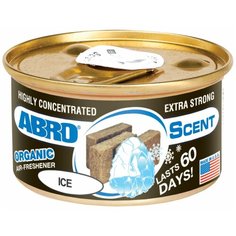ABRO Ароматизатор для автомобиля AS-560-IB, Ice 200 мл 40 г Antitobacco коричневый