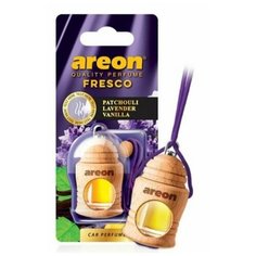 Ароматизатор для авто подвесной бутылочка - FRESCO PATCHOULI LAV VANIL, ваниль, AREON, 1 шт