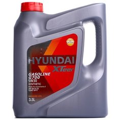 Полусинтетическое моторное масло HYUNDAI XTeer Gasoline G700 5W-30, 3.5 л, 1 шт.