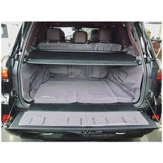 Чехол (коврик, накидка) Maxi в багажник Lexus LX 570 (Лексус ЛХ) 5 мест 07-/LX4 50d 5 мест 15-/Toyota LC200 (Тойота Ленд Крузер) 5 мест 07-21, черный