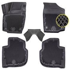 Коврик салона Skoda Rapid (2013-) EVA 3D Premium Delform