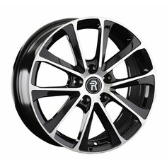 Колесный диск Replay KI261 17x7" PCD5x114,3 ET48 D67,1 черный глянцевый с полированными лучами