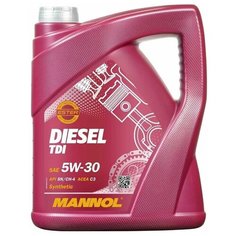 Минеральное моторное масло Mannol Diesel TDI 5W-30, 5 л, 1 шт.