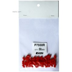 KOITO P7550R Колпачок на лампочку "KOITO" (красный, T5, P7550R)