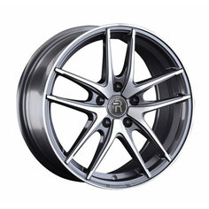 Колесный диск Replay B221 18x8" PCD5x112 ET30 D66,6 темно-серый глянцевый с полированными лучами