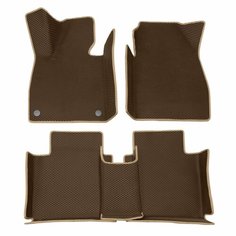 Автомобильные коврики ЭВА (EVA) для Hongqi H5 II / Хончи H5 (2 поколение) с 3D бортами 2022 - н. в. АвтоЕва.рф