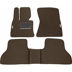 Автомобильные коврики ЭВА (EVA) для BMW X5 (E70) / БМВ Х5 / 2006-2013 + подпятник + 2 логотипа АвтоЕва.рф