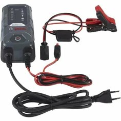 Автомобильное зарядное устройство Bosch C30, 6В/12в / 3,8А, зарядка - для свинцово-кислотных, влажных, EFB, гелевых, AGM и VRLA аккумуляторов 6В/12В, 0189911030