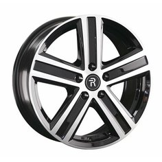 Колесный диск Replay PG93 16x6.5" PCD5x108 ET46 D65,1 черный глянцевый с полированными лучами