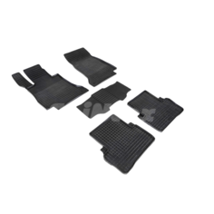 Коврики салона резиновые Seintex рисунок "Сетка " для Mercedes-benz E-Class W213 (2016-)