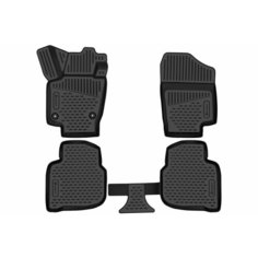 Коврики 3D в салон для JETTA VA3 2023 - 4шт. (полиуретан) Джетта ВА3 Element