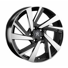 Колесный диск Replay LX209 18x7.5" PCD5x114,3 ET35 D60,1 черный глянцевый с полированными лучами