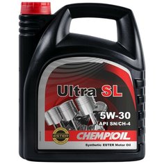 Синтетическое моторное масло CHEMPIOIL Ultra SL 5W-30, 4 л, 1 шт.